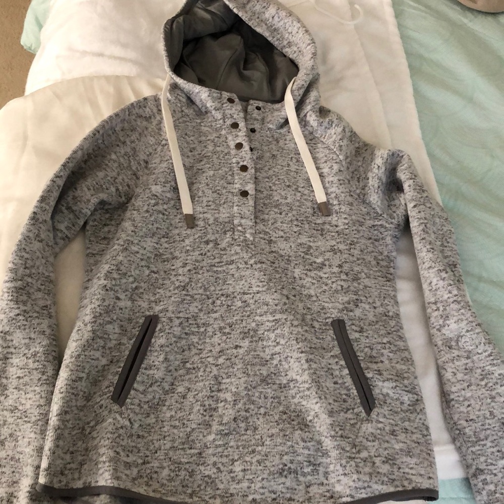 Fuzzy quarter zip!